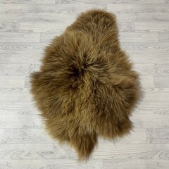 IJslander schapenvacht bruin 110x75cm M