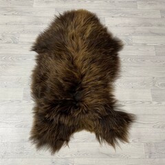 IJslander schapenvacht bruin 115x60cm M