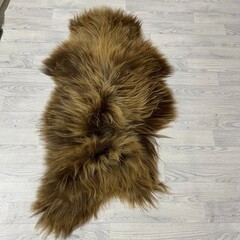 IJslander schapenvacht bruin 135x60cm XL-XXL