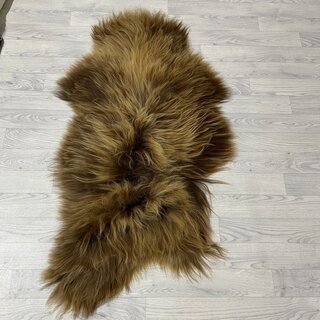 IJslander schapenvacht bruin 135x60cm XL-XXL