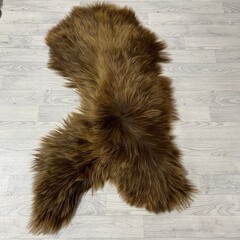IJslander schapenvacht bruin 130x75cm XL-XXL