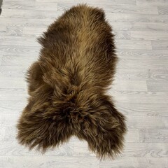 IJslander schapenvacht bruin 125x75cm XL-XXL