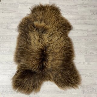 IJslander schapenvacht bruin 125x80cm XL-XXL