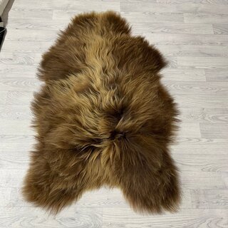 IJslander schapenvacht bruin 130x80cm XL-XXL