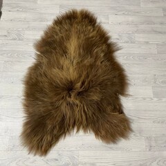 IJslander schapenvacht bruin 115x75cm M