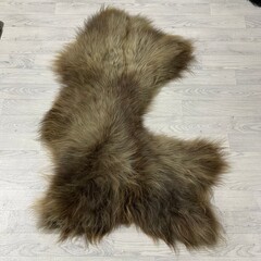 IJslander schapenvacht bruin 130x80cm XL-XXL