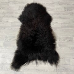 IJslander schapenvacht zwart wit bruin 125x70cm XL-XXL