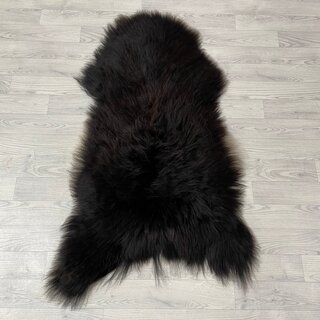 IJslander schapenvacht zwart wit bruin 125x70cm XL-XXL