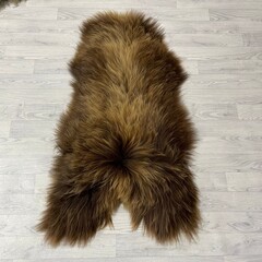 IJslander schapenvacht bruin 130x75cm XL-XXL