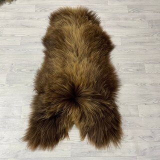 IJslander schapenvacht bruin 130x75cm XL-XXL