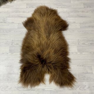 IJslander schapenvacht bruin 120x65cm L