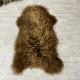 IJslander schapenvacht bruin 130x75cm XL-XXL