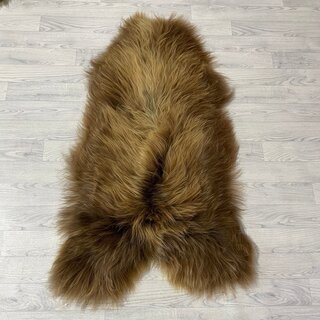 IJslander schapenvacht bruin 130x75cm XL-XXL