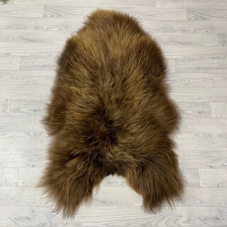 IJslander schapenvacht bruin 115x70cm M