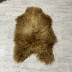 IJslander schapenvacht bruin beige 110x65cm M