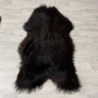 IJslander schapenvacht donkerbruin 125x75cm XL-XXL
