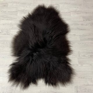 IJslander schapenvacht donkerbruin 135x85cm XL-XXL