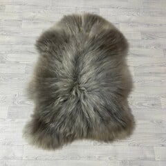 IJslander schapenvacht grijs wit 120x80cm L