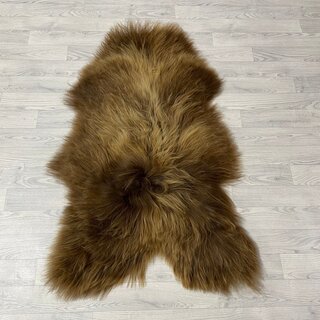 IJslander schapenvacht bruin 130x80cm XL-XXL