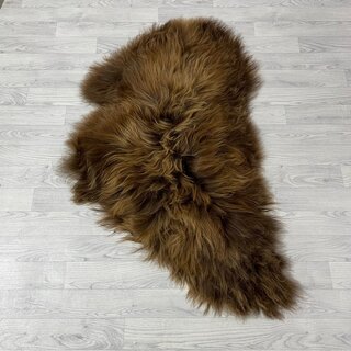 IJslander schapenvacht bruin 130x75cm XL-XXL