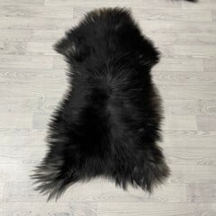 IJslander schapenvacht zwart grijs wit 115x65cm M