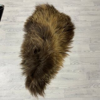 IJslander schapenvacht bruin 130x70cm XL-XXL