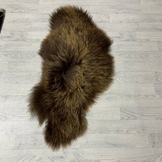 IJslander schapenvacht bruin 120x60cm L