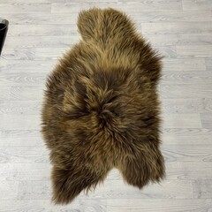 IJslander schapenvacht bruin 125x70cm XL-XXL