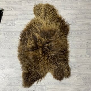 IJslander schapenvacht bruin 125x70cm XL-XXL