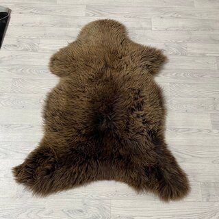 Schapenvacht bruin 105x90cm M