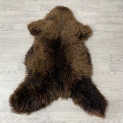 Schapenvacht bruin 125x90cm XL-XXL
