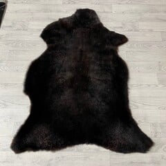 Schapenvacht bruin grijs 120x100cm L