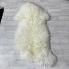 Lammfell weiß 126x60cm XL-XXL