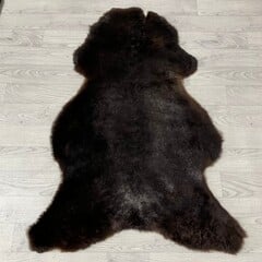 Schapenvacht bruin wit 110x80cm M