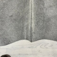 Koeienhuid grijs creme wit 225x205cm M/L