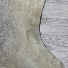 Koeienhuid grijs creme wit 225x205cm M/L