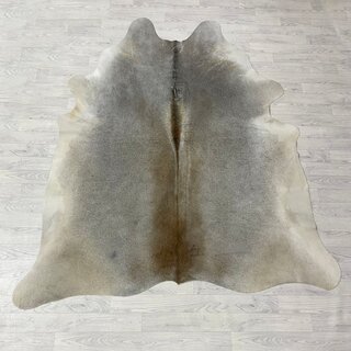 Koeienhuid grijs bruin creme wit 220x195cm M/L