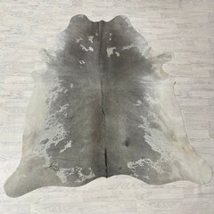 Koeienhuid grijs wit 235x210cm XL