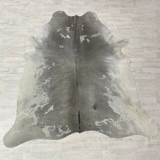 Koeienhuid grijs wit 235x210cm XL
