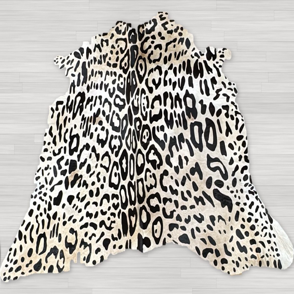 Koeienhuid jaguarprint wit grote vlekken