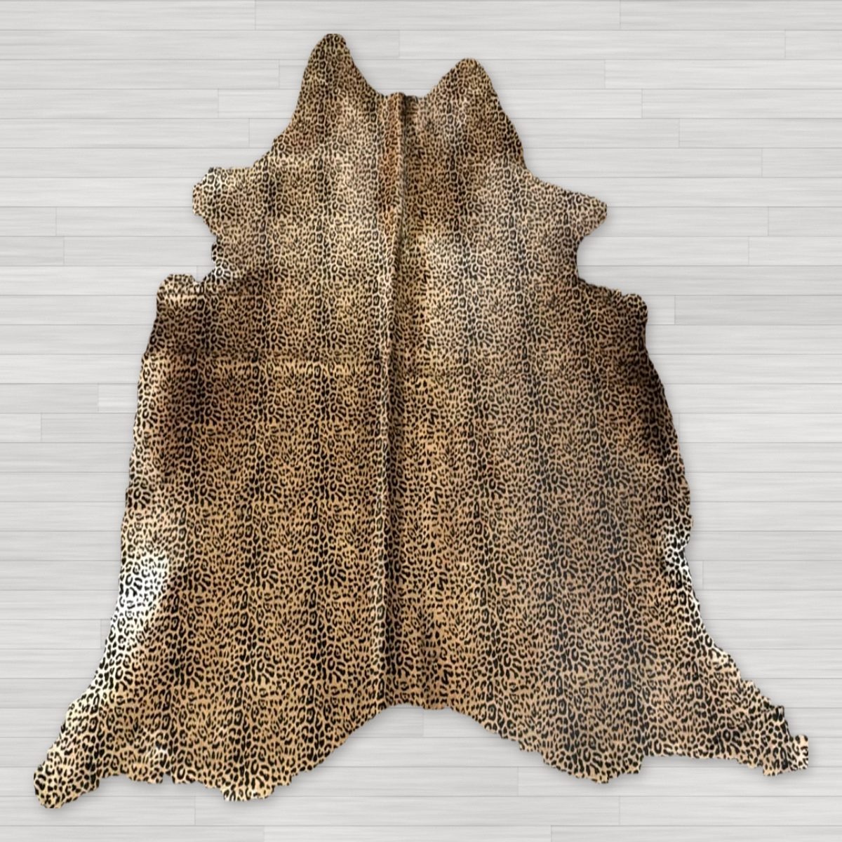 Koeienhuid jaguarprint beige kleine vlekken