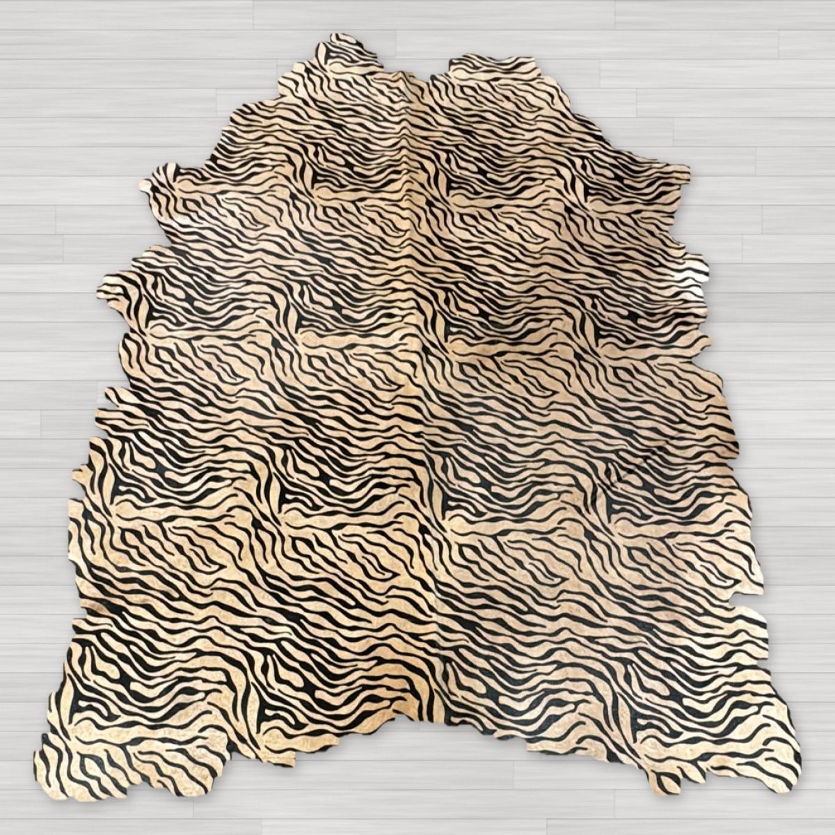 Koeienhuid baby zebraprint beige