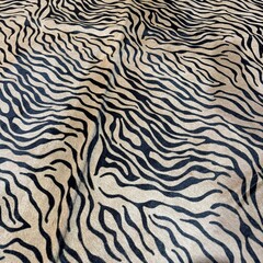 Koeienhuid baby zebraprint beige