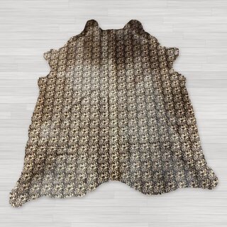Koeienhuid giraffeprint beige bruin