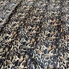 Koeienhuid giraffeprint beige bruin