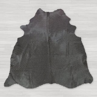 Koeienhuid stippenprint zwart wit