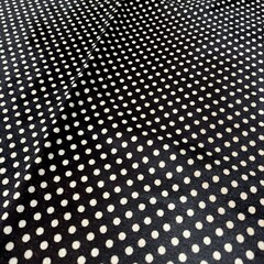 Koeienhuid stippenprint zwart wit