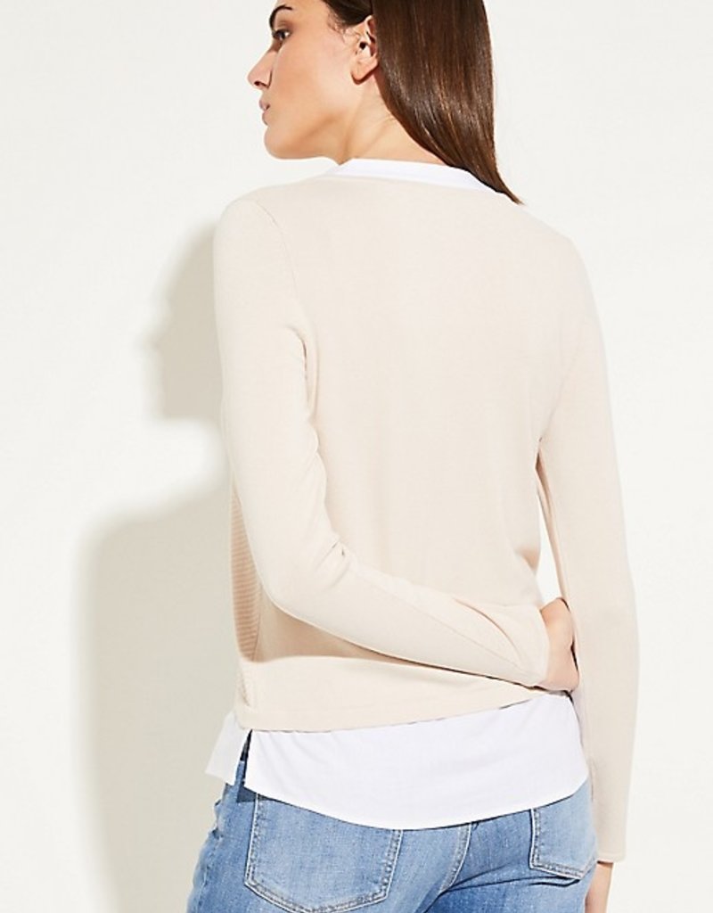 Trui met blouse detail 81.912.61.1001 ENVOGUE Trui met blouse detail 81.912.61.1001 ENVOGUE