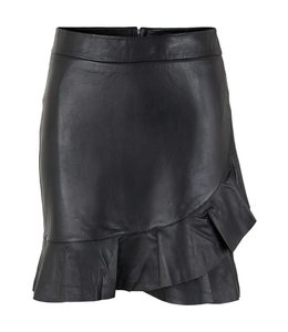Y.A.S Yaslara HW leather skirt