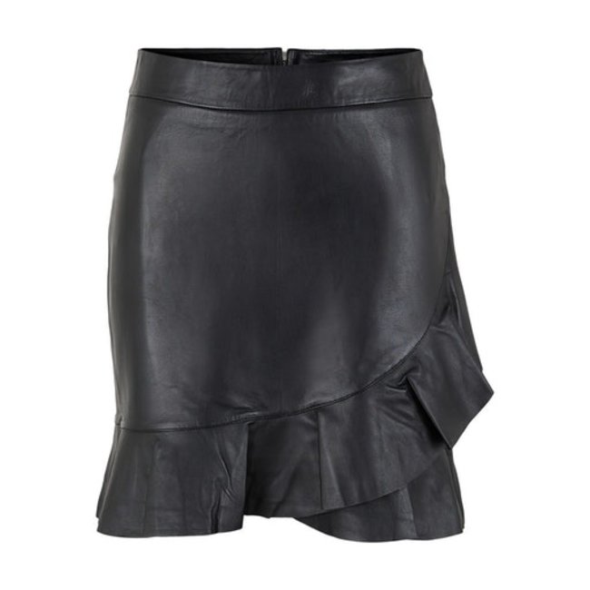 Y.A.S Yaslara HW leather skirt